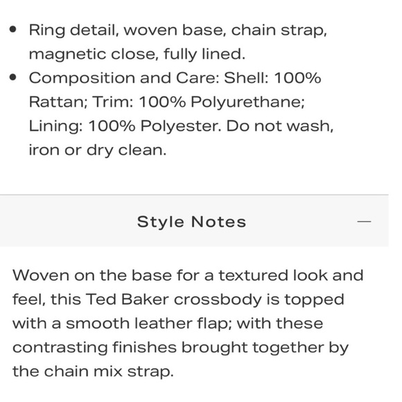 Ted Baker London Janiya Straw Circle Lock Crossbody Bag - Picture 7 of 7